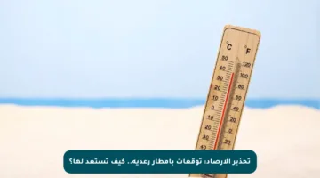 تحذير الأرصاد: توقعات بأمطار رعدية.. كيف تستعد لها؟